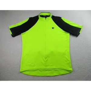 Pearl Izumi‎ Cycling Shirt Mens M Neon Yellow Short Sleeve Biking Active *READ*